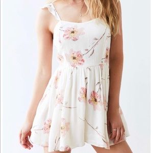 Urban outfitters floral romper (small)